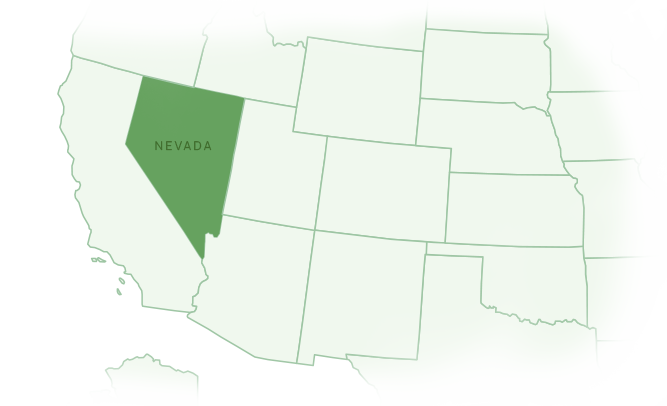 Mapa Nevada