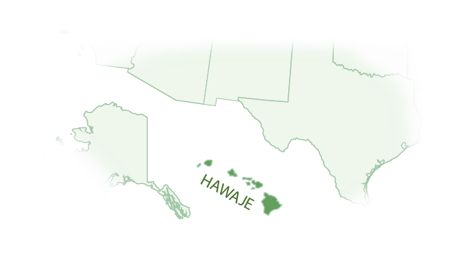 Mapa Hawaje