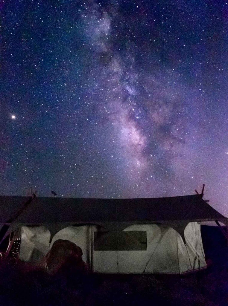 Under Canvas Zion - droga mleczna